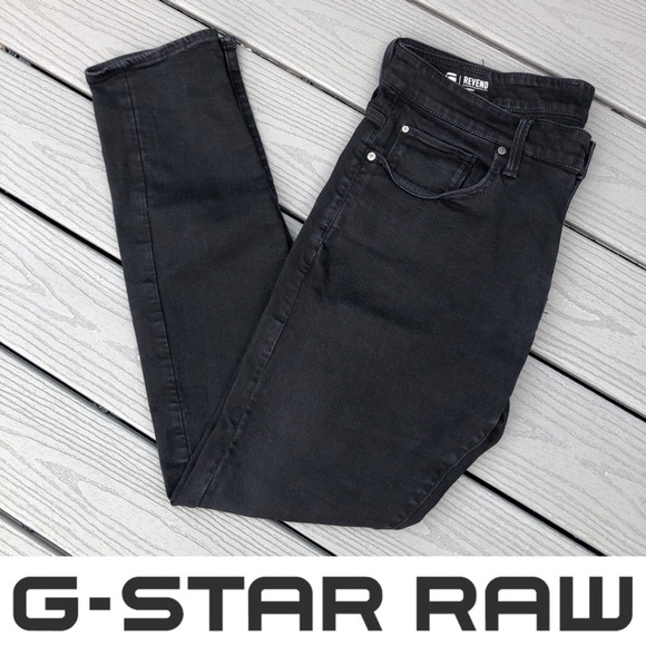 G-Star Revend Black Skinny Jeans